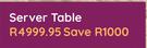Server Table
