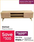 Slatted Coffee Table
