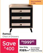Rattan Chest Of Drawers