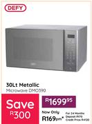 Defy Metallic Microwave DMO390-30Ltr