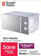 Russell Hobbs Metallic Microwave RHMA20L-20Ltr