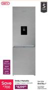 Defy 348Ltr Metallic Fridge Freezer DAC645
