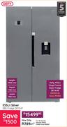 Defy 555Ltr Silver SBS Fridge DFF547