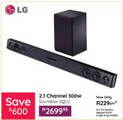 LG 2.1 Channel 300W Soundbar SQC2