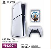 PS5 Slim Disc With Mortal Kombat 1