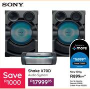 Sony Shake X70D Audio System