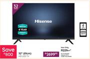 Hisense 32"(81cm) HD LED TV
