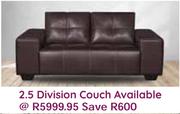 2.5 Division Couch