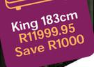 Sealy Belize King 183cm Base Set