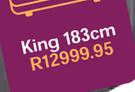 Sealy Salvador King 183cm Base Set