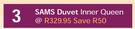 SMAS Duvet Inner Queen