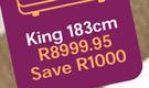 Sealy Argo King 183cm Base Set