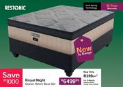 Restonic Royal Night Queen 152cm Base Set