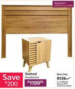Slatted Headboard