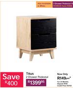 Titus 2 Drawer Pedestal