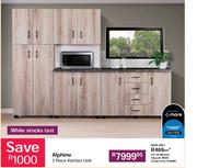 Alphine 3 Piece Kitchen Unit