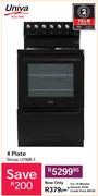 Univa 4 Stove U116B-1