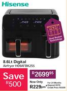 Hisense 8.6Ltr Digital Airfryer H09AFBK2S5