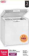 Defy 210Ltr White Chest Freezer DMF470