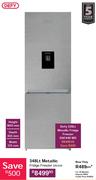 Defy 348Ltr Metallic Fridge Freezer DAC645