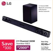 LG 2.1 Channel 300W Soundbar SQC2