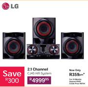 LG 2.1 Channel CJ45 HiFi System