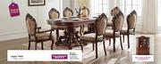 Jaylyn Table + 8 Jaylyn Chairs
