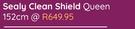 Sealy Clean Shield Queen 152cm