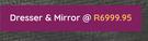 1Dresser & Mirror