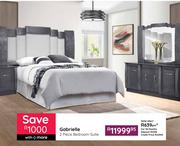 Gabrielle 2 Piece Bedroom Suite