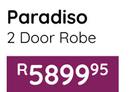 Paradiso 2 Door Robe