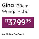 Gina 120cm Wenge Robe