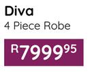 Diva 4 Piece Robe