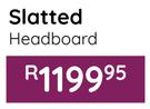 Slatted Headboard