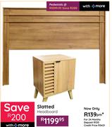 Slatted Headboard