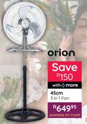 Orion 45cm 3 In 1 Fan