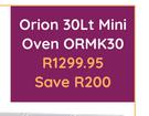 Orion 30Ltr Mini Oven ORMK30