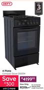 Defy 4 Plate Compact Stove DSS554