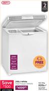 Defy 210Ltr White Chest Freezer DMF470
