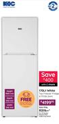 KIC 170Ltr White Top Freezer Fridge KTF518-2WH