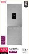 Defy 323Ltr Metallic  Fridge Freezer DAC627