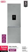 Defy 348Ltr Metallic Fridge Freezer DAC645