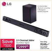 LG 2.1 Channel 300W Soundbar SQC2