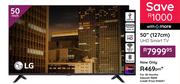 LG 50"(127cm) UHD Smart TV