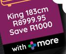 Restonic Magnolia King 183cm Base Set
