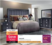 Hannah Headboard & Pedestals 10290173