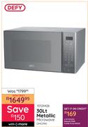 Defy 30L Metallic Microwave DMO390 10124426