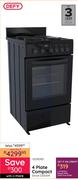 Defy 4 Plate Compact Stove DSS554 10290187