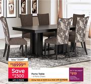Porto Table + 6 Porto Chairs 