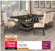 Cassa Table + 8 Cassa Chairs 